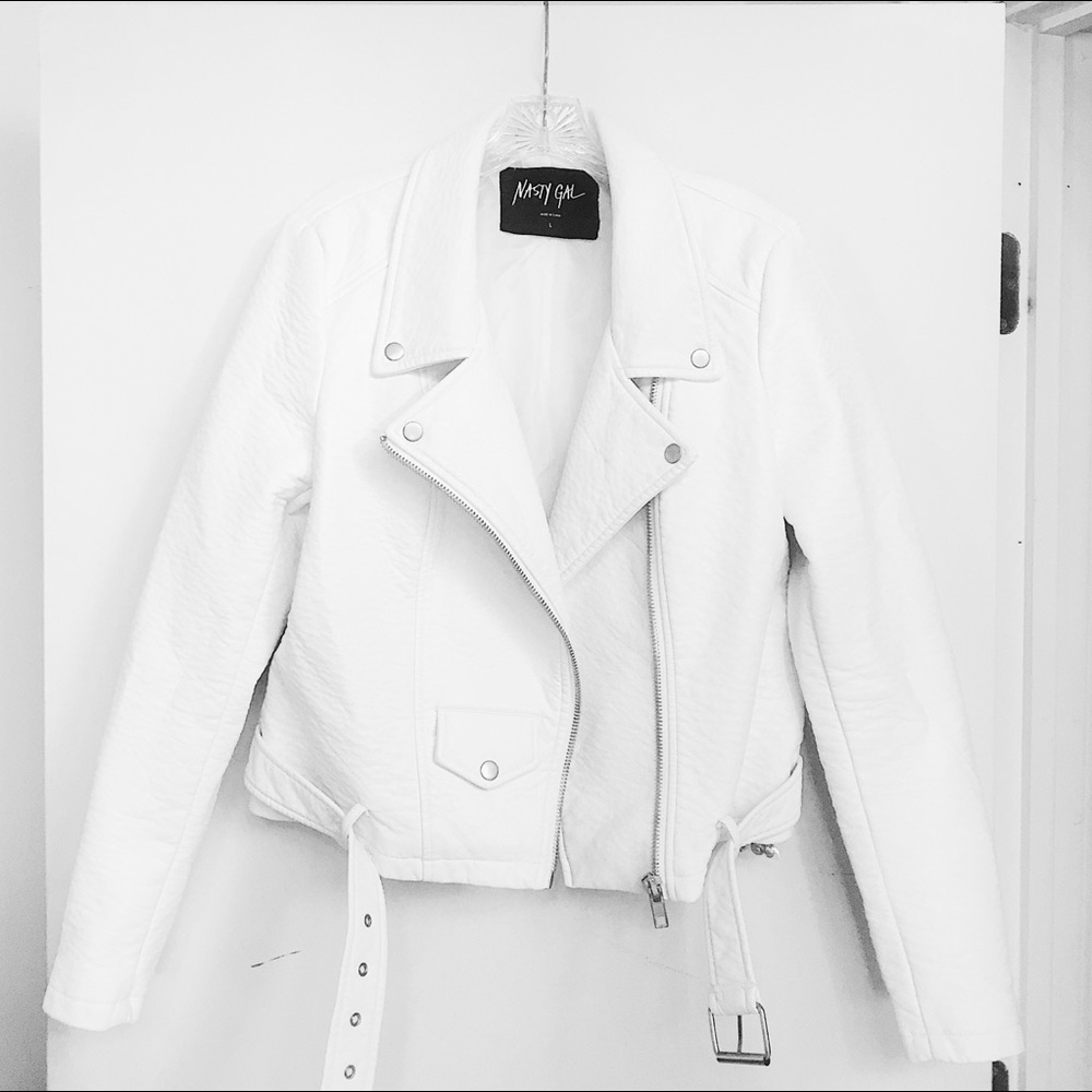 White Pleather Jacket